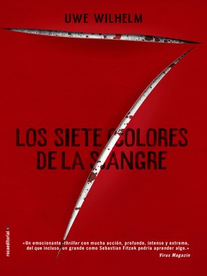 cover image of Los siete colores de la sangre